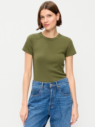 Snug Crop T-Shirt | Old Navy (US)