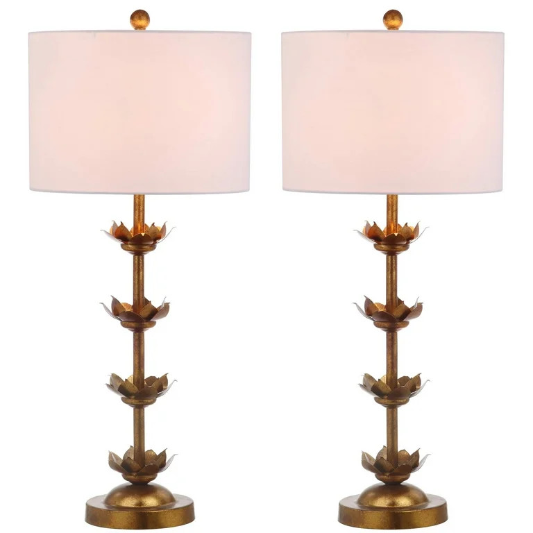 SAFAVIEH Lani 32 in. H Table Lamps with USB Port, Antique Gold, Set of 2 - Walmart.com | Walmart (US)