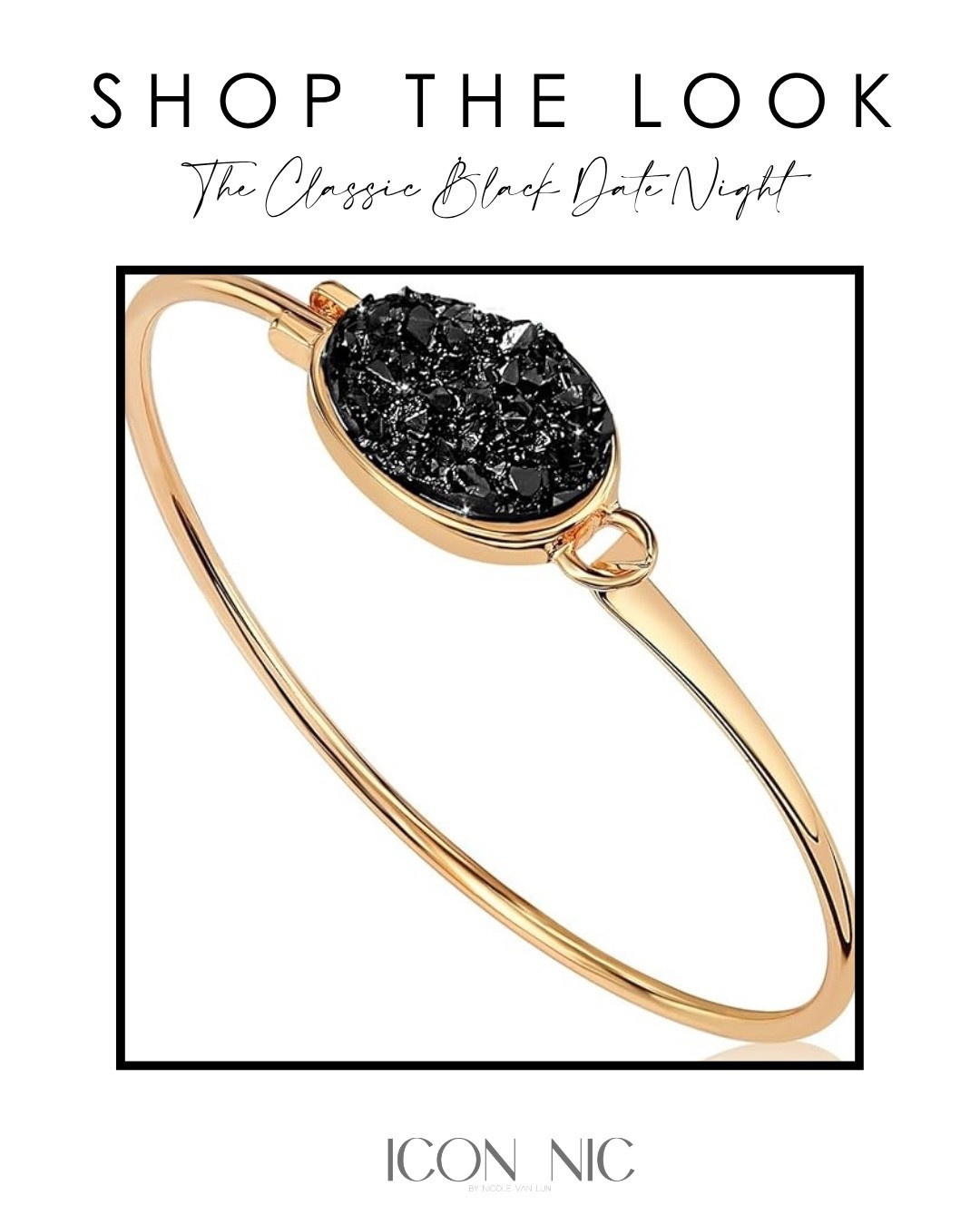 The detail they’ll notice up close.🖤

Black druzy stone on a gold bangle is the kind of piece that makes someone ask “where did you get that?” and you just smile. Stack it or wear it alone. Either way it hits.

#LTKootd #LTKTall #LTKSaleAlert