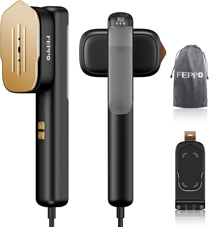 FEPPO Travel Steamer for Clothes, 110-240V Dual Voltage Portable Steamer & Iron 2 in 1, Fast Heat... | Amazon (US)