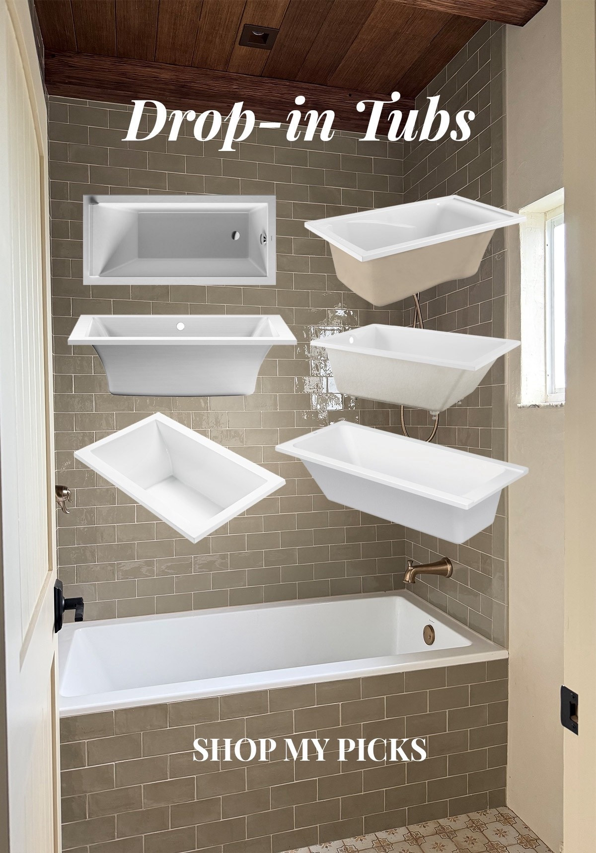  All about our drop-in tub! 

I scored mine on sale on @wayfair and 10/10 would recommend. Their Epic Fall Sale is live now, with similar styles and more bathroom upgrades for up to 70% off with free and easy deliver on orders over $35.

#wayfair #wayfairpartner
