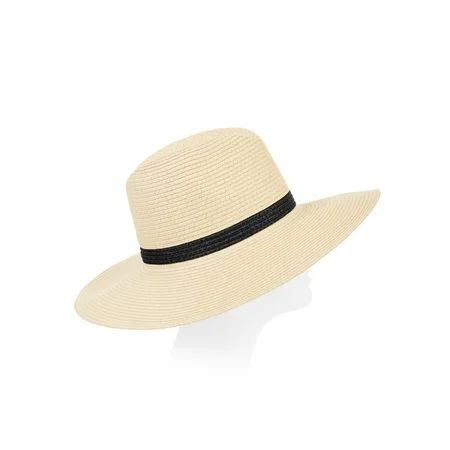 Eliza May Rose Women's Two Color Continental Sunhat | Walmart (US)