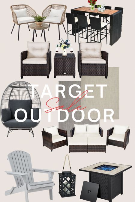 Target Outdoor furniture and decor sale 
Patio set. Firepit. Patio umbrella 

#LTKSeasonal #LTKHome #LTKSummerSales