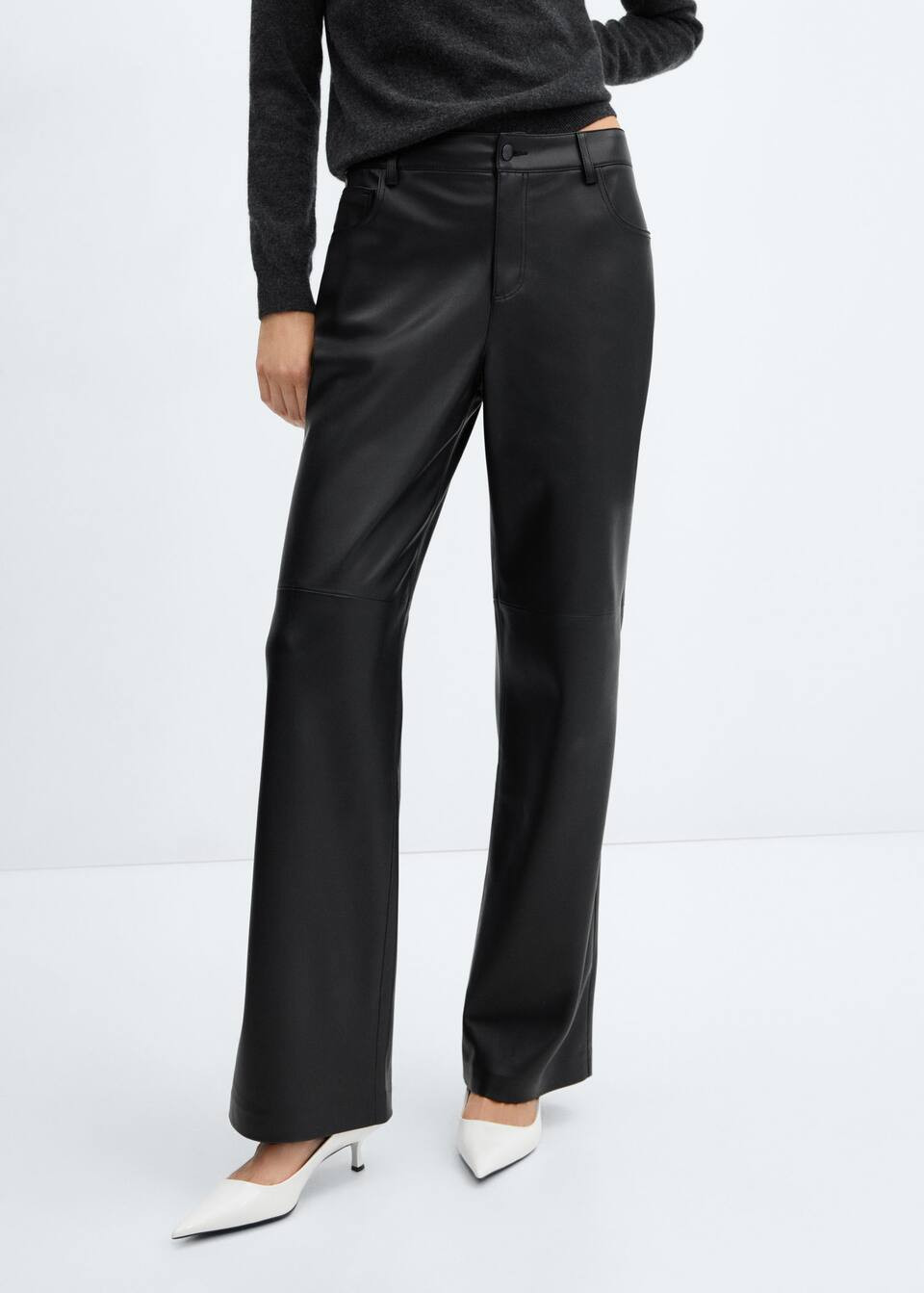 Search: faux leather trousers (8) | Mango United Kingdom | MANGO (UK)