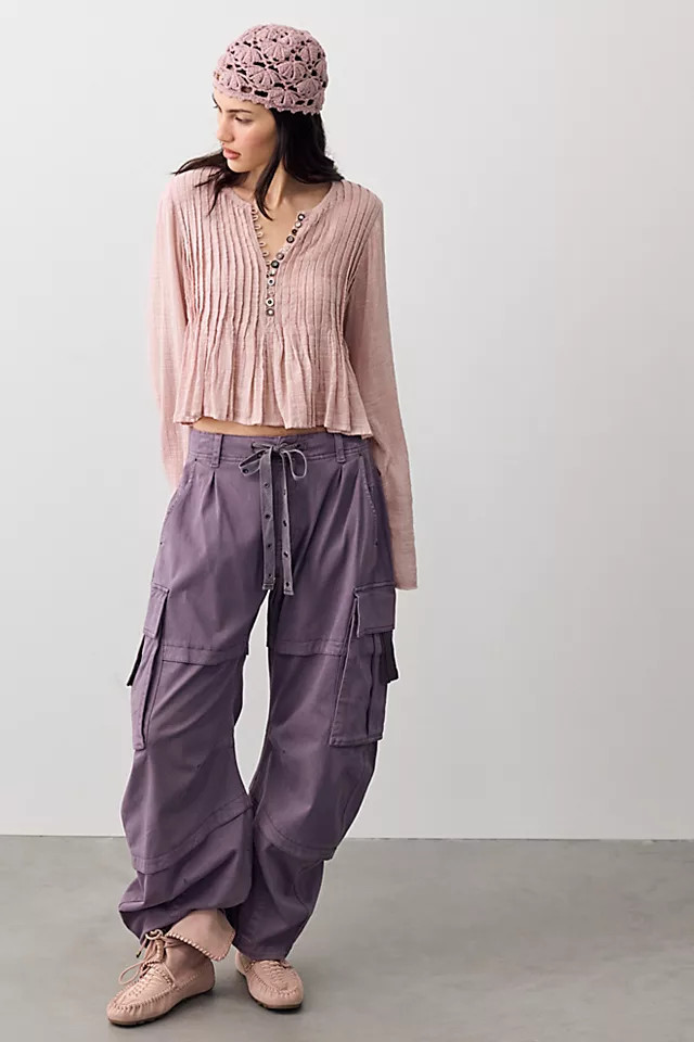 We The Free Reef Curved Twill Cargo Pants | Free People (Global - UK&FR Excluded)
