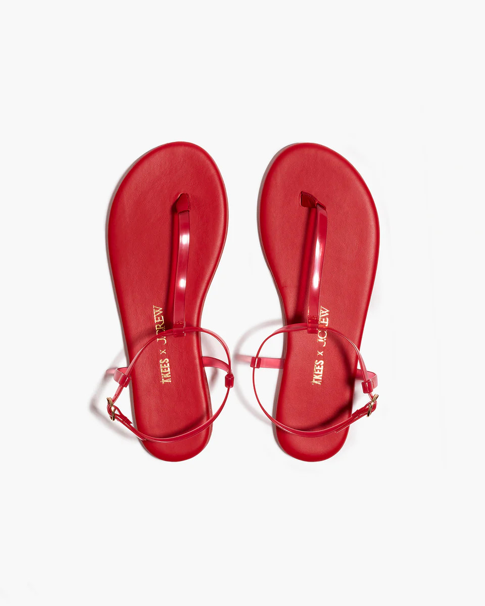 TKEES x J.Crew - our collaboration for our most sought-after sandal, the Mariana Clear in Vintage... | TKEES