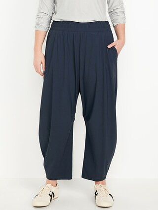 High-Waisted SleekTech Barrel Ankle Pants | Old Navy (US)