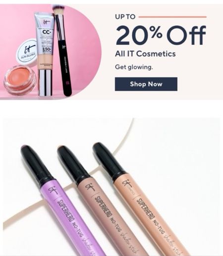 20% off already discounted It Cosmetics prices 

#LTKbeauty #LTKsalealert