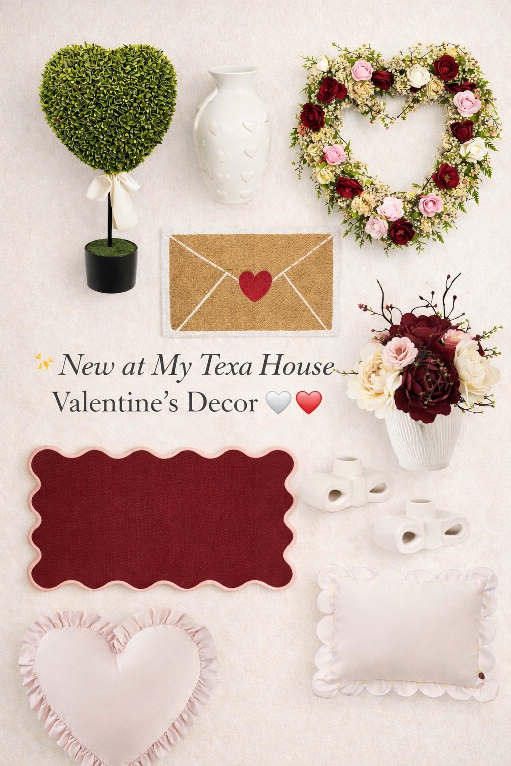 My New House ♥️  Valentine Decor 

#ValentinesDecor
#ValentinesHome
#RomanticHome
#CozyHomeDecor
#NeutralValentines
#HeartDecor
#SeasonalDecor
#HomeInspo
#DecorInspo
#StyledHome

#LTKSeasonal #LTKHoliday #LTKHome
