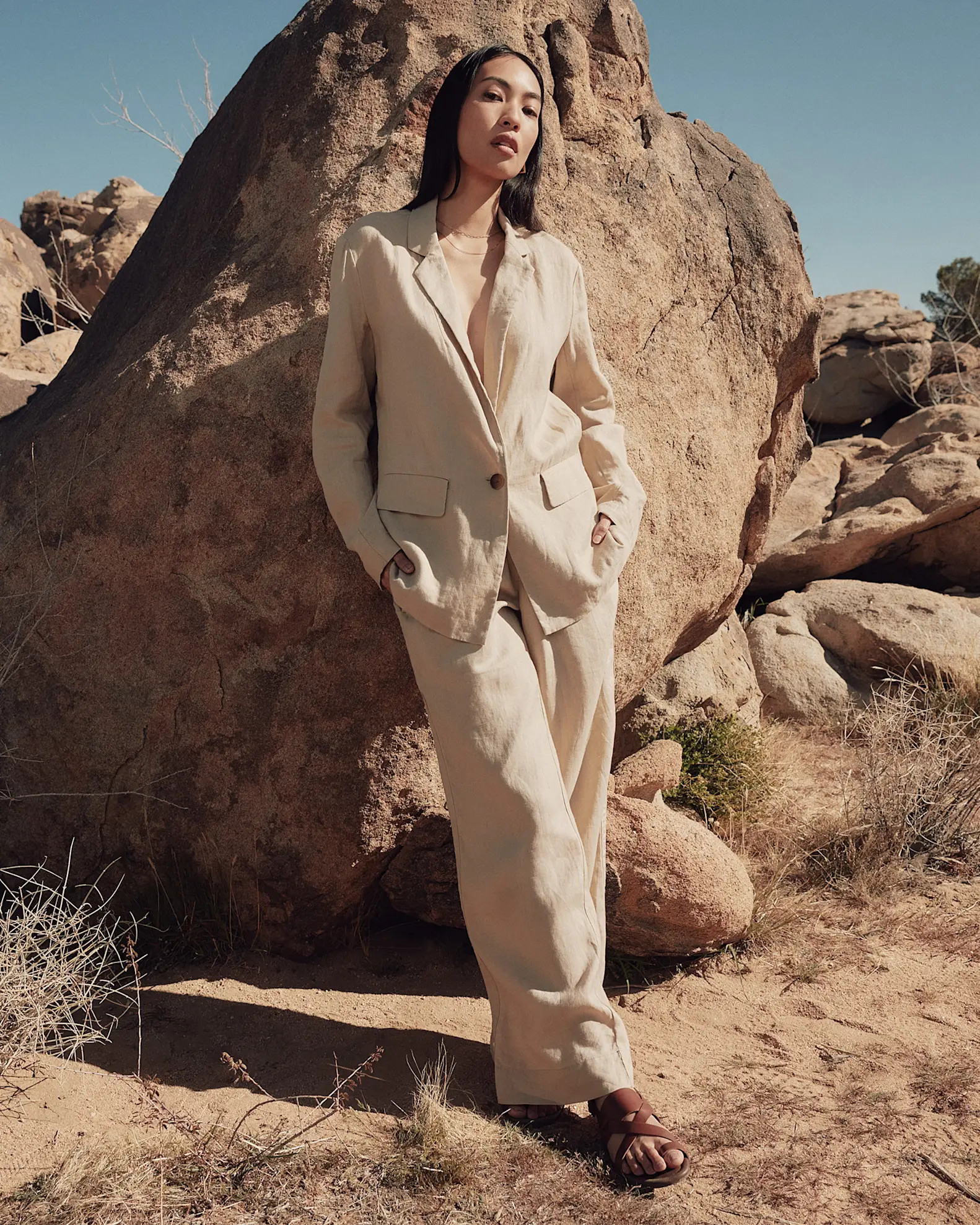 100% European Linen Blazer | Quince