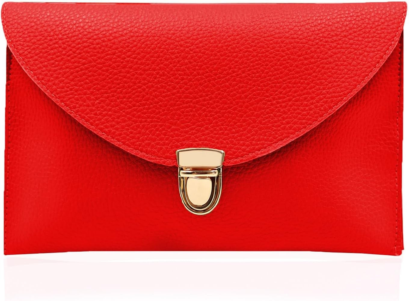 GEARONIC Clutch Purses, PU Leather Evening Envelope Clutch Handbags Womens Crossbody Bag with Cha... | Amazon (US)