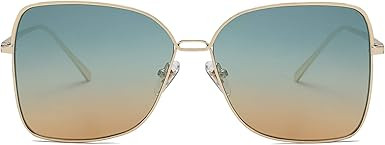 SOJOS Classic Square Oversized Sunglasses for Women Big Large Designer Style Sunnies SJ1082 | Amazon (US)