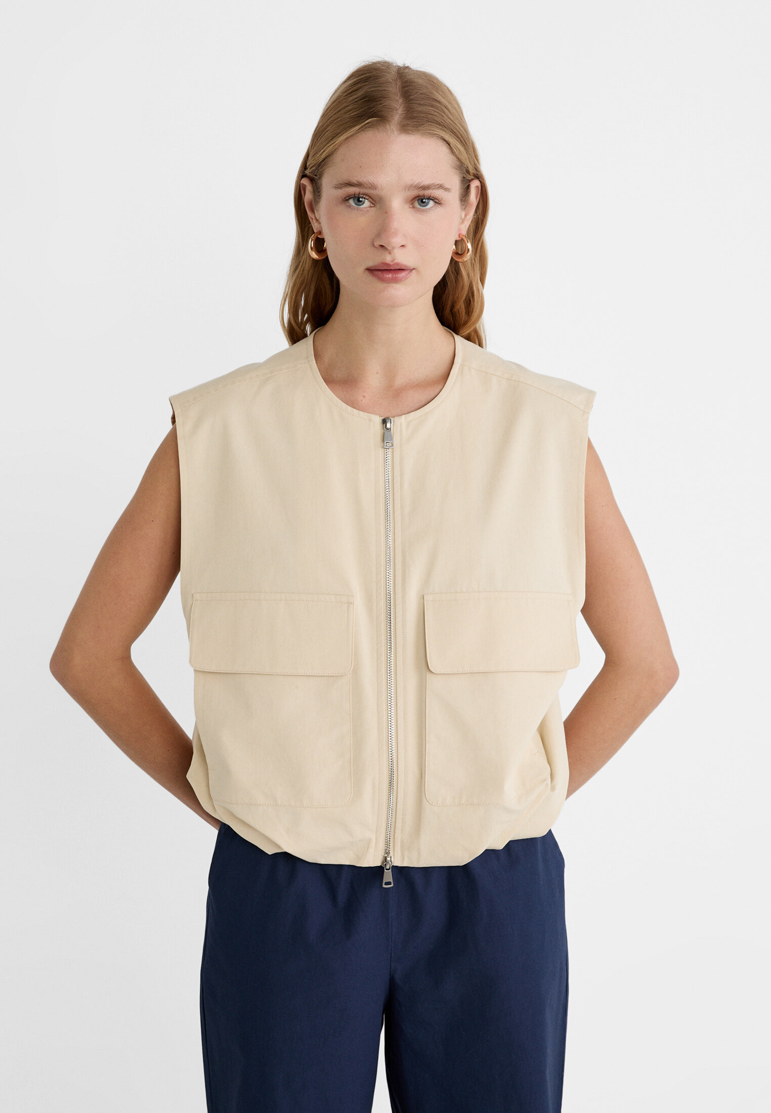 Bomber jacket with pockets - Women's fashion | Stradivarius United Kingdom | Stradivarius (UK)