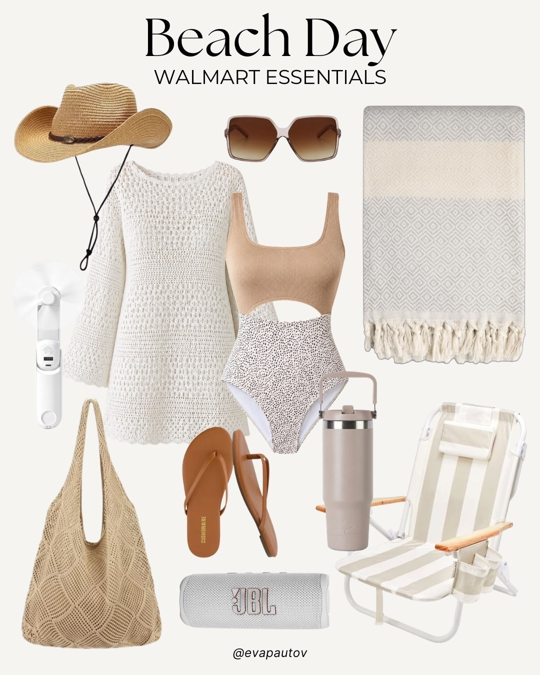 Beach bag packed and ready for the perfect summer day 🌊👙⛱️

walmart finds, beach essentials, summer style, beach day, travel essentials, pool day, women fashion, summer must haves, walmart haul, affordable finds