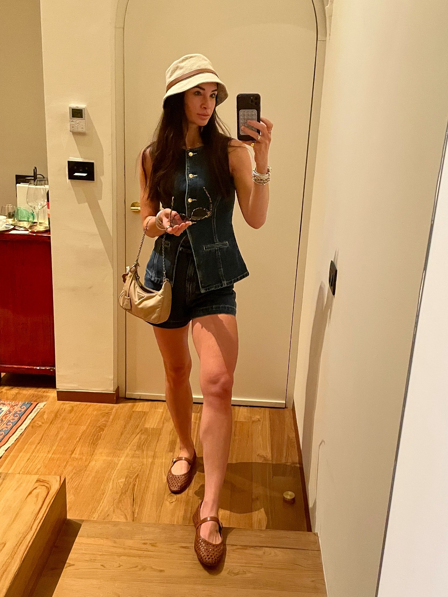 Denim set - vest and shorts size up if between sizes or have larger chest :)

#LTKFindsUnder100 #LTKTravel