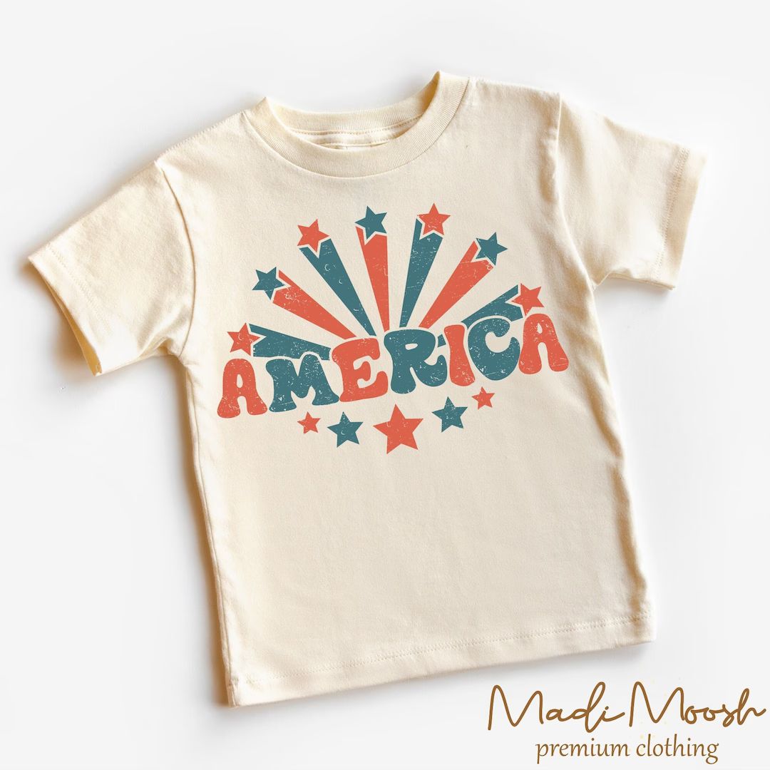 Independence Day Kids Shirt - America Toddler Tee -  4th Of July Kids Shirt | Etsy (US)