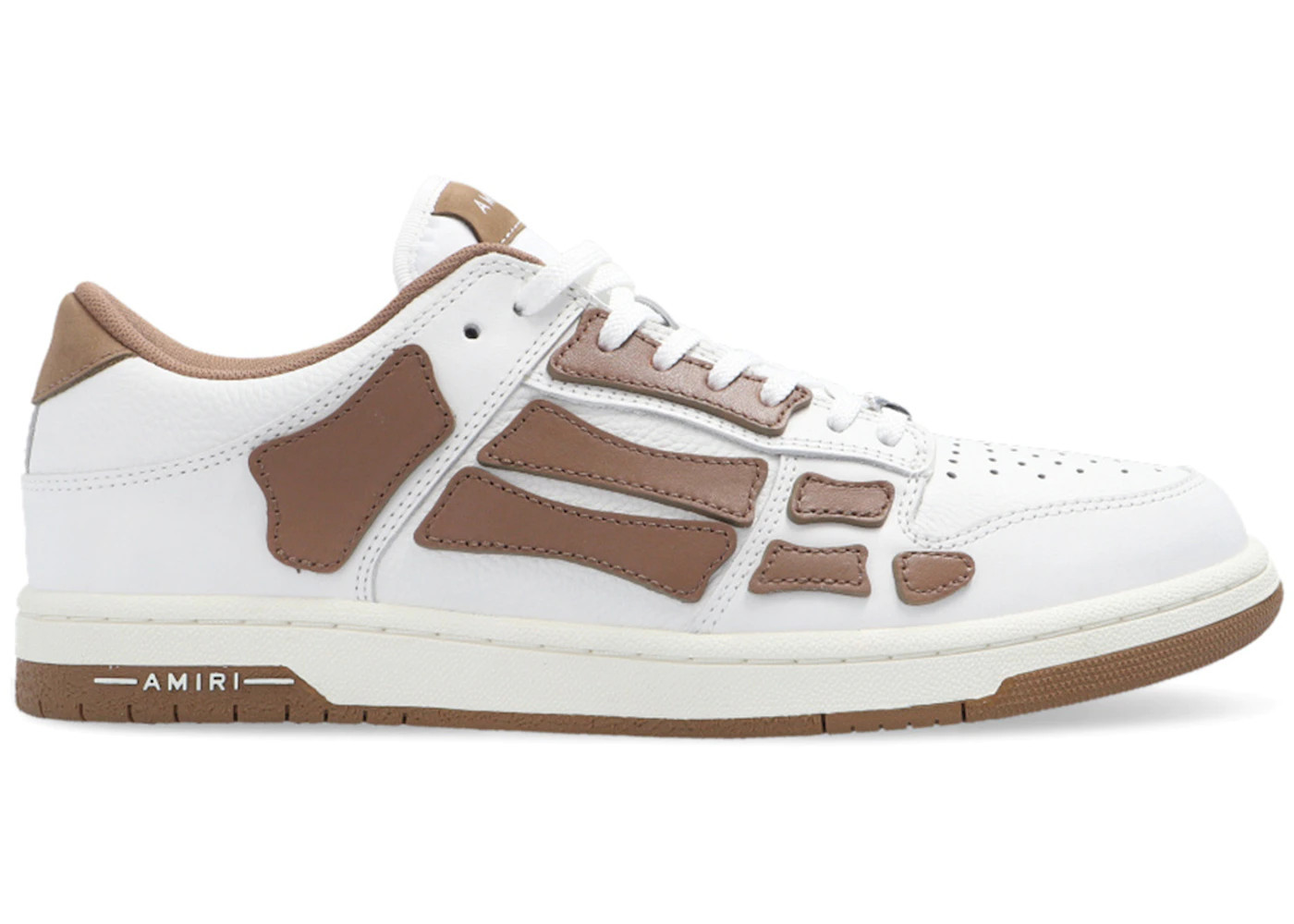 AMIRI Skel Top LowWhite Brown White | StockX