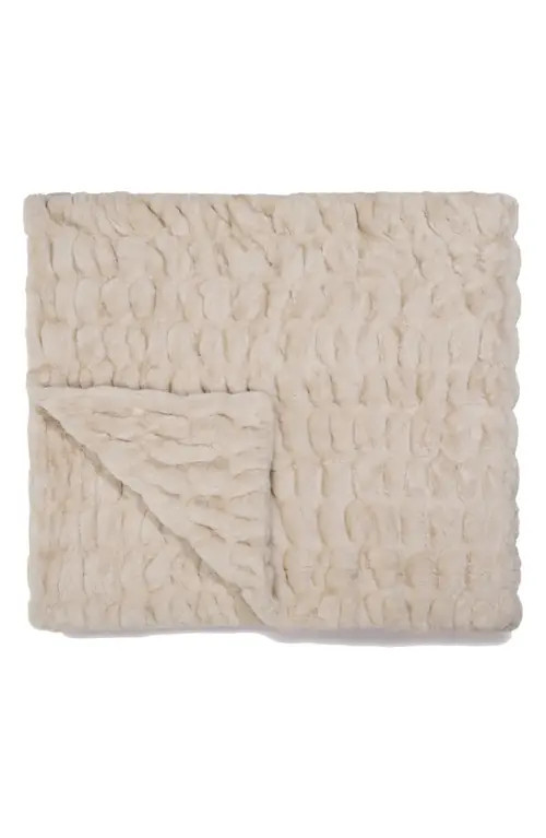 LOLA BLANKETS Original Throw Blanket in Antique Ivory at Nordstrom | Nordstrom