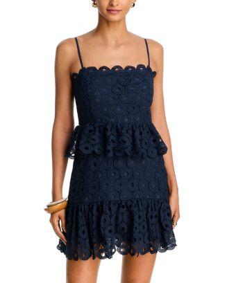 Circle Lace Mini Dress - Exclusive | Bloomingdale's (US)