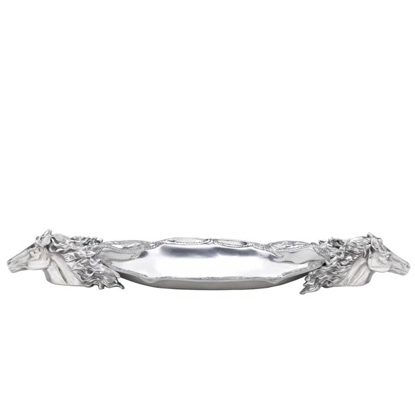 Equestrian Metal Decorative Tray | Perigold