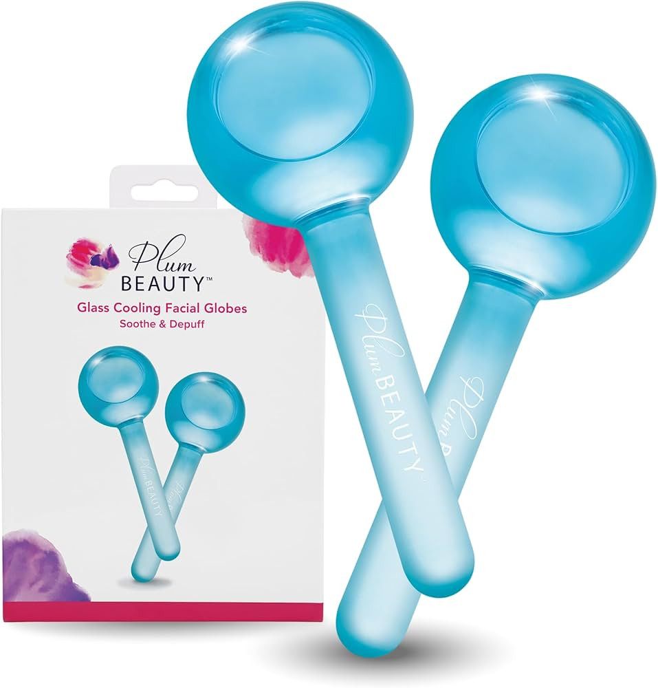 Plum Beauty Facial Ice Globes - Cooling Massage Tools for Refreshing Skincare Routine, Enhances S... | Amazon (US)