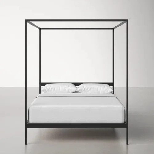 17 Stories Anzori Metal Canopy Bed | Wayfair | Wayfair North America