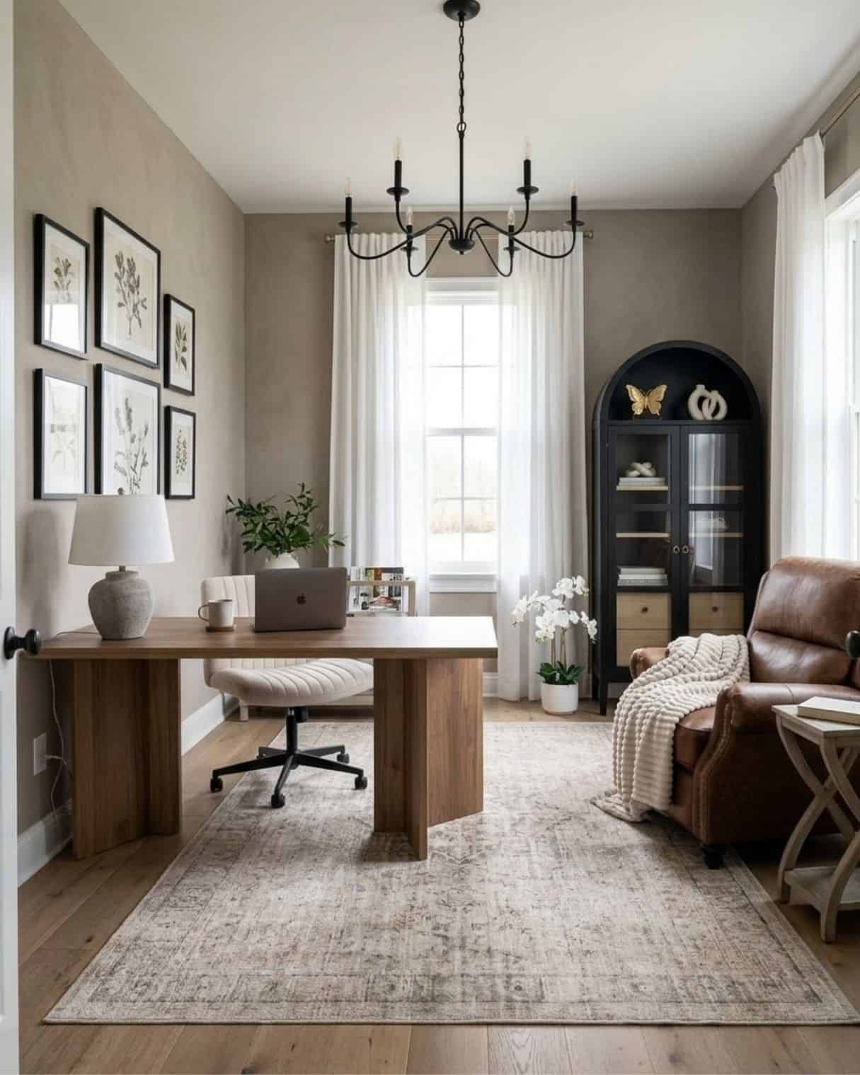 Transitional Home Office Design

*Note: This is a digital room mockup showcasing product styling ideas from my room design mood board.

#LTKHome