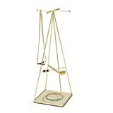 Amazon.com: Umbra Prisma Jewelry Stand and Necklace Holder, Matte Brass : Clothing, Shoes & Jewel... | Amazon (US)