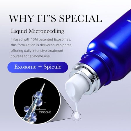 Zero Exosome Shot 2 000 PPM Spicule Facial Serum | Liquid Skin Booster Serum | Exosome AHA+BHA+PHA | Pore Care Dead Skin Cells Skin Texture | Blue Microneedle Skin Care 1.01 fl.oz | Walmart (US)