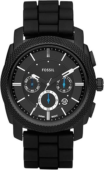 Fossil Machine Men's Watch with Stainless Steel or Leather Band, Chronograph or Analog Watch Disp... | Amazon (US)