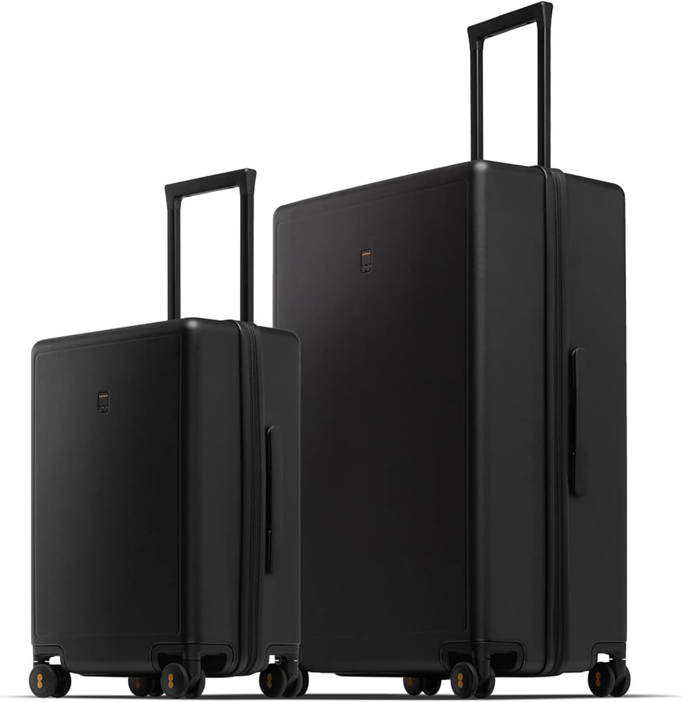 LEVEL8 2 Piece Luggage Sets, 20 inch 28 inch Hardshell Suitcases, Lightweight Luminous Textured P... | Amazon (US)
