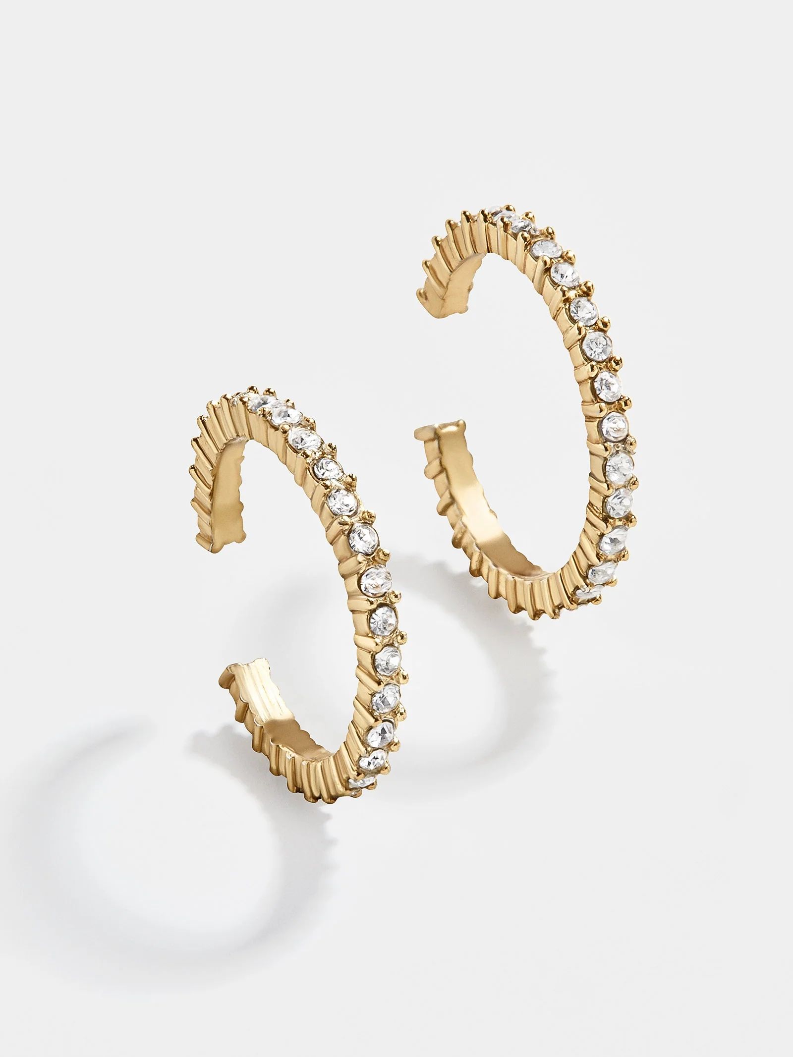 Claudia Ear Cuff Set - Clear/Gold | BaubleBar (US)