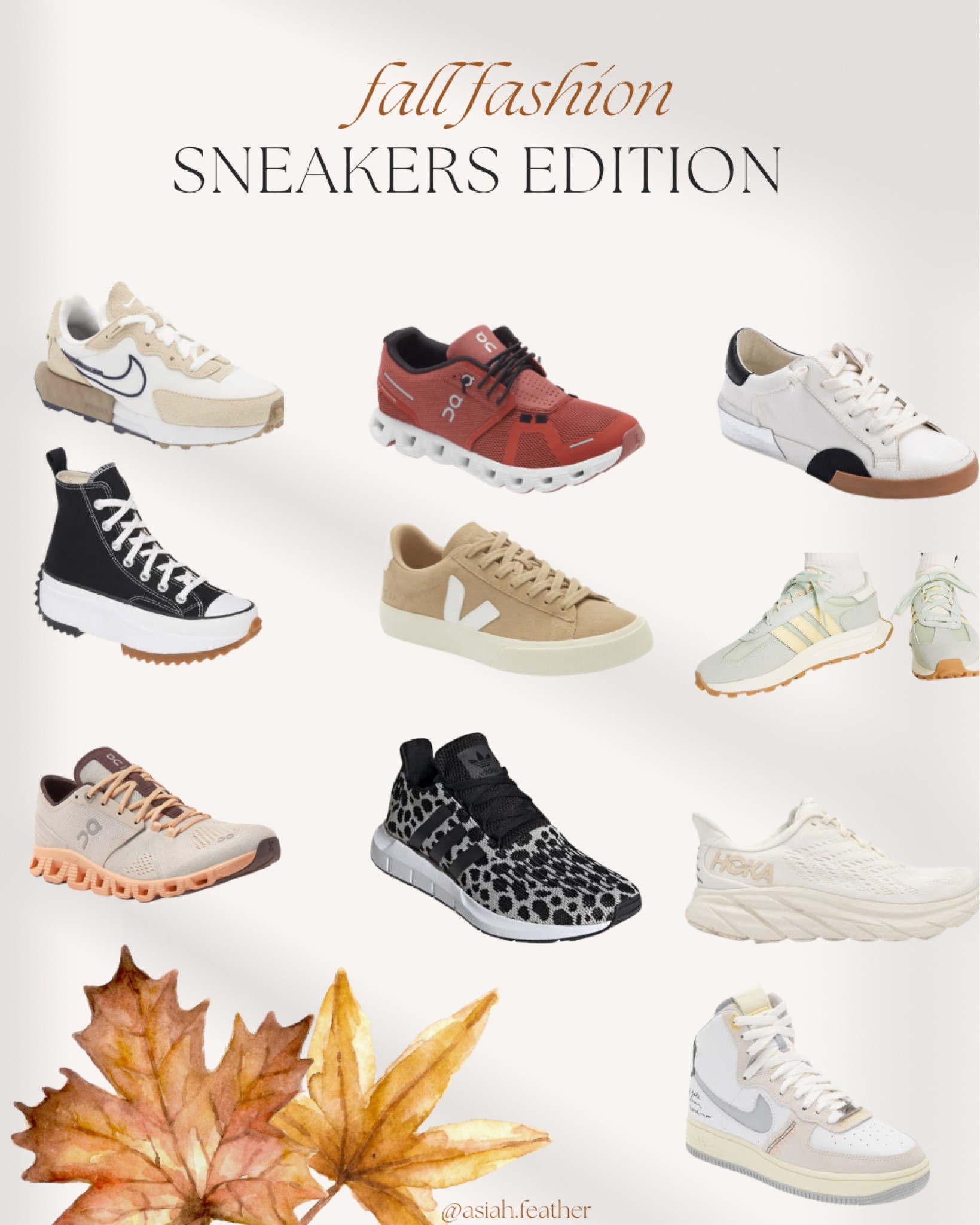 Sneakers to complete your fall fits!!!🍂🤩

#LTKSeasonal #LTKstyletip #LTKSale