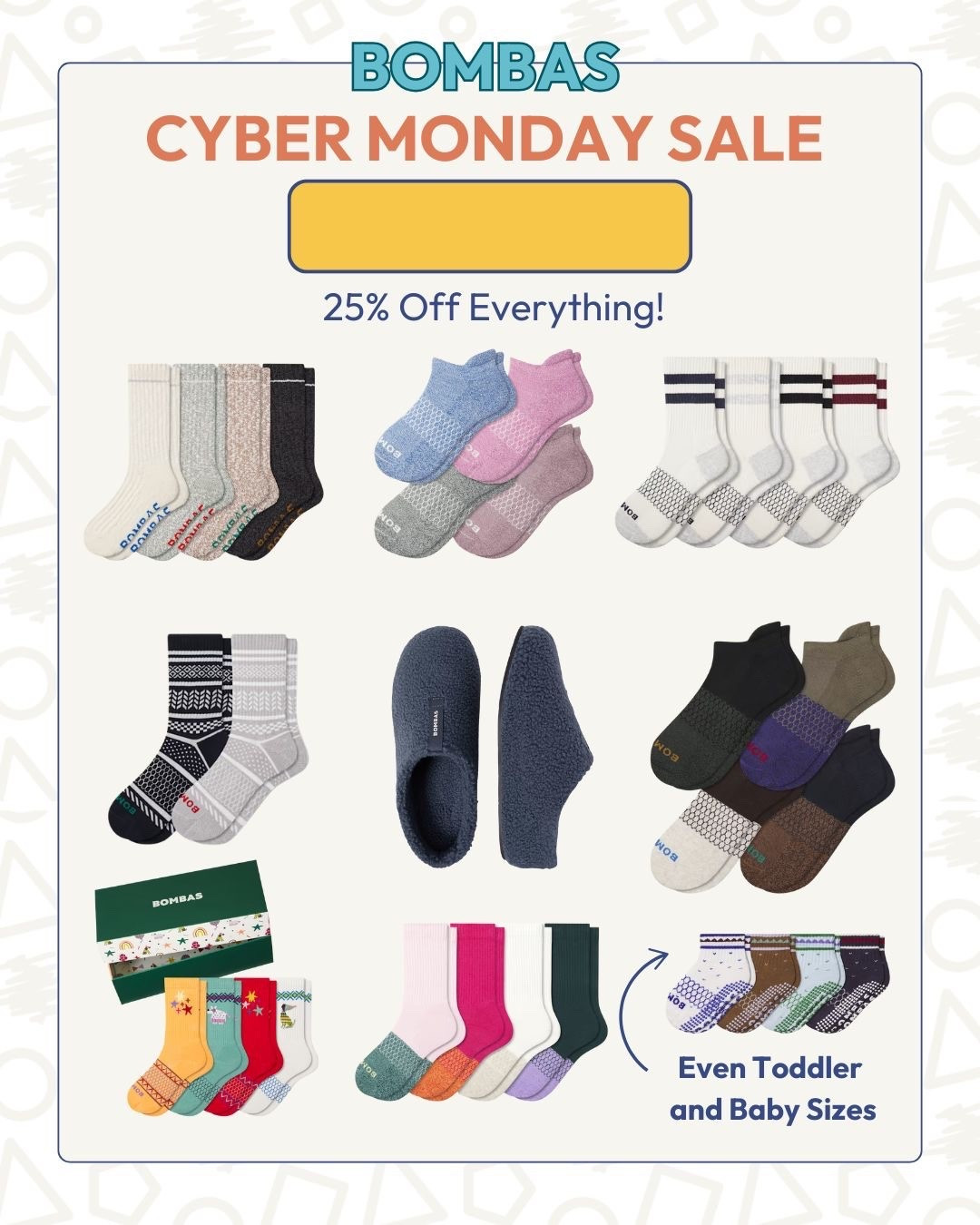 Bombas Cyber Monday sale- take 25% off everything! These make great Christmas gifts and the slippers are what I asked for! 

#LTKGiftGuide #LTKCyberWeek #LTKHoliday