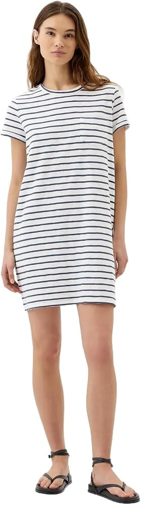 GAP Women's Relaxed Pocket T-Shirt Dress | Amazon (US)
