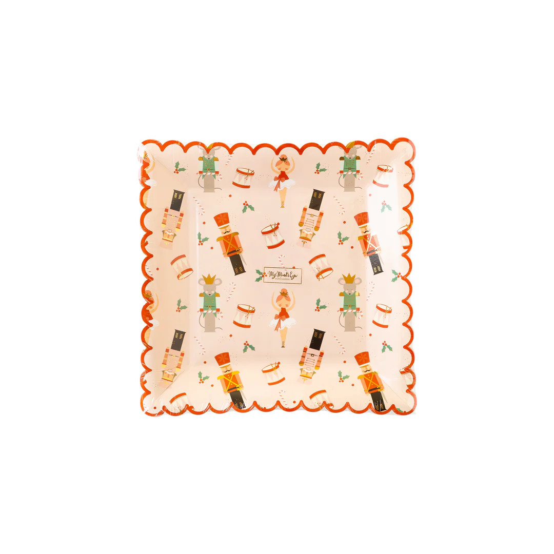 Nutcracker Sweet Scallop Plate | My Mind's Eye