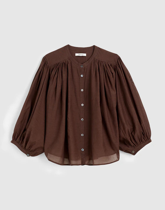 Balloon-Sleeve Top | Madewell | Madewell