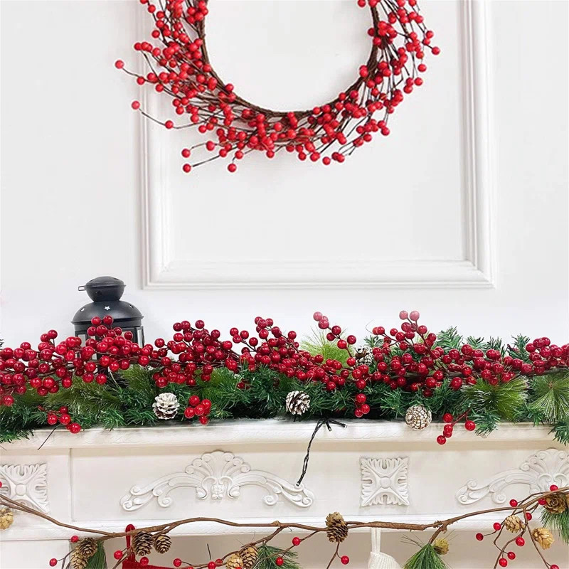 75" in. Faux Berry Garland | Wayfair North America