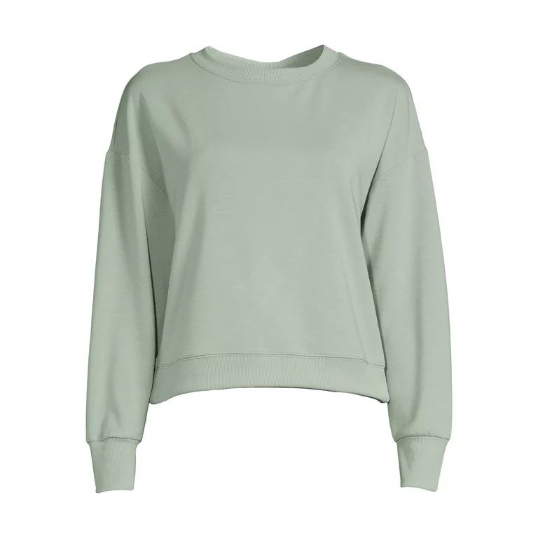 Avia Women's Long Sleeve Cutout Back Sweatshirt | Walmart (US)