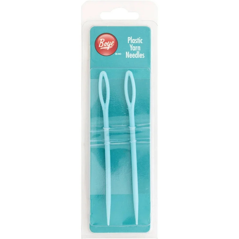 Simplicity Boye Plastic Yarn Needle, 2 Piece, Blue | Walmart (US)
