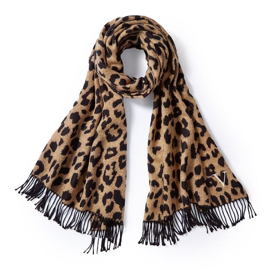 Italian Leopard Blanket Scarf | Mark and Graham