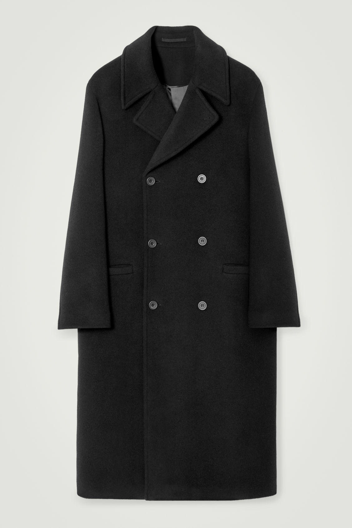 DOUBLE-BREASTED WOOL OVERCOAT | COS UK