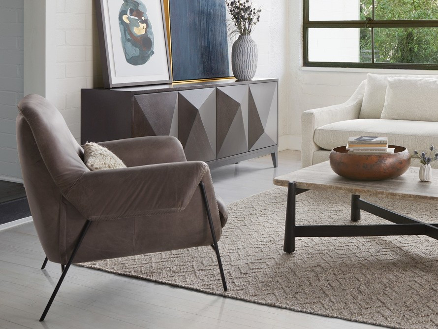 Engles Leather Chair | Arhaus
