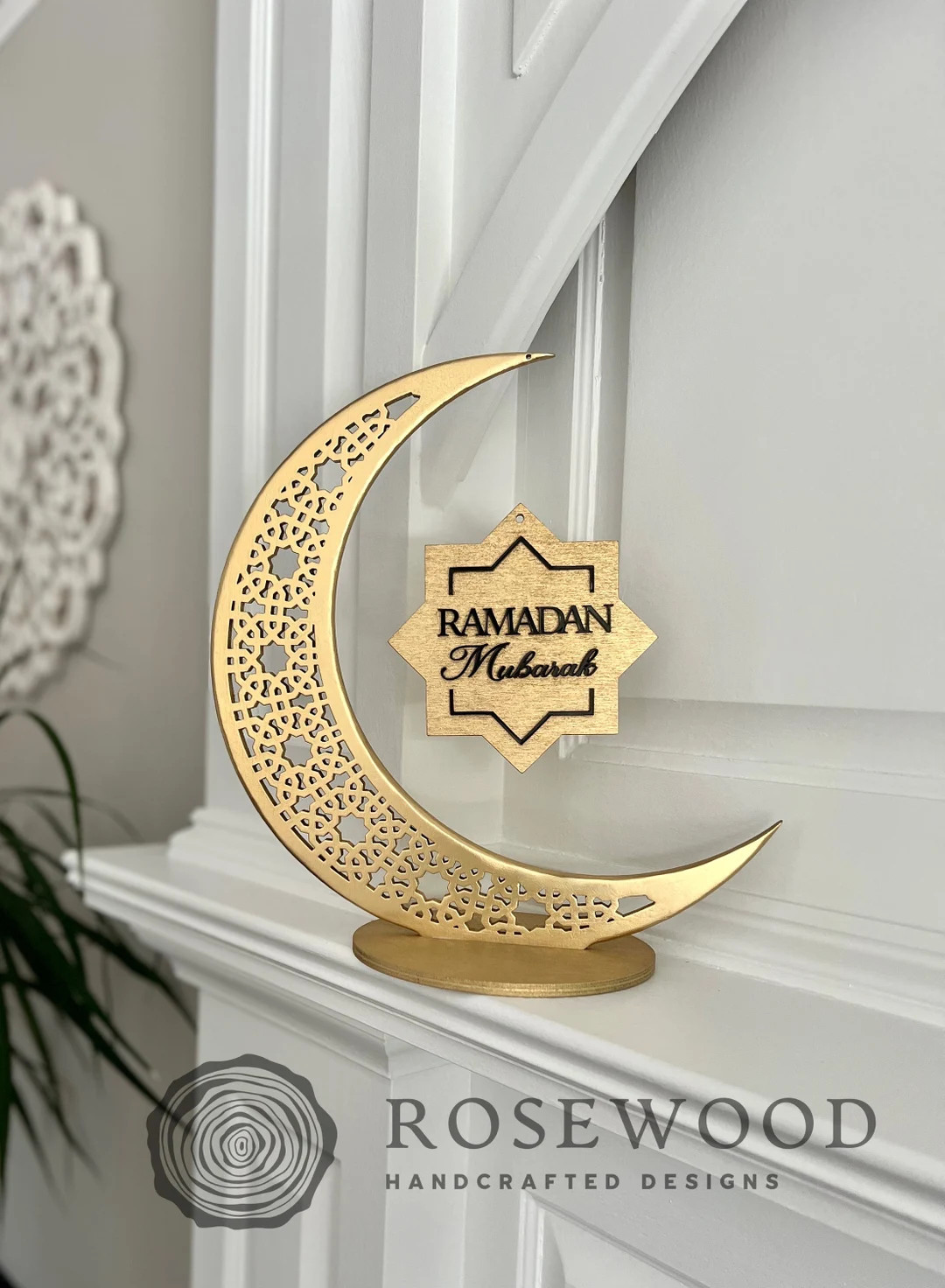 Ramadan Decor Crescent Moon Ramadan Eid Moon Islamic Decor Eid Gift - Etsy | Etsy (US)