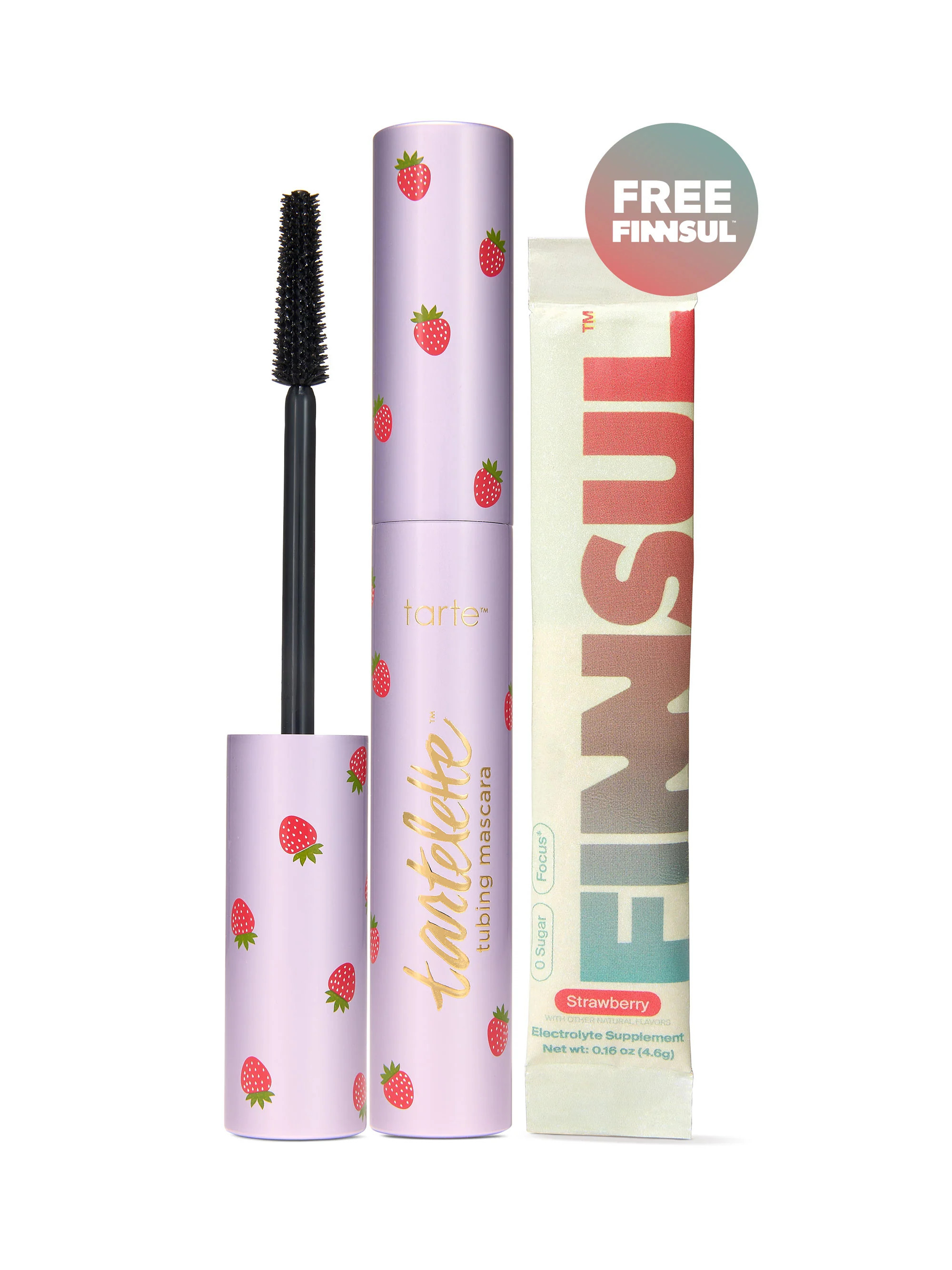 tarte x FINNSUL flutter & focus tubing mascara set black | Tarte Cosmetics