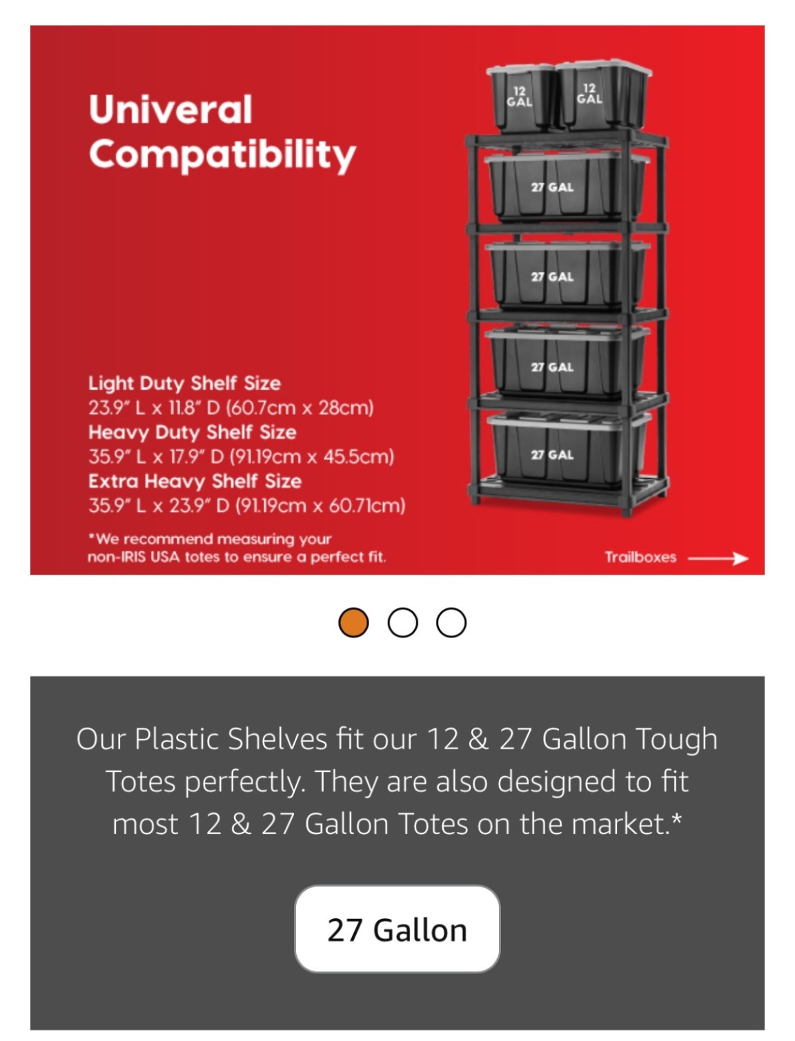 The joys of adulthood.  Basement storage shelves that perfectly fit storage totes. 😅 