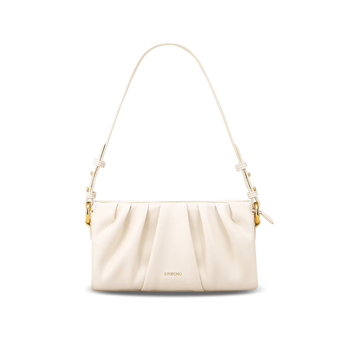 Evelyn Shoulder Bag - Ivory | SINBONO INC.