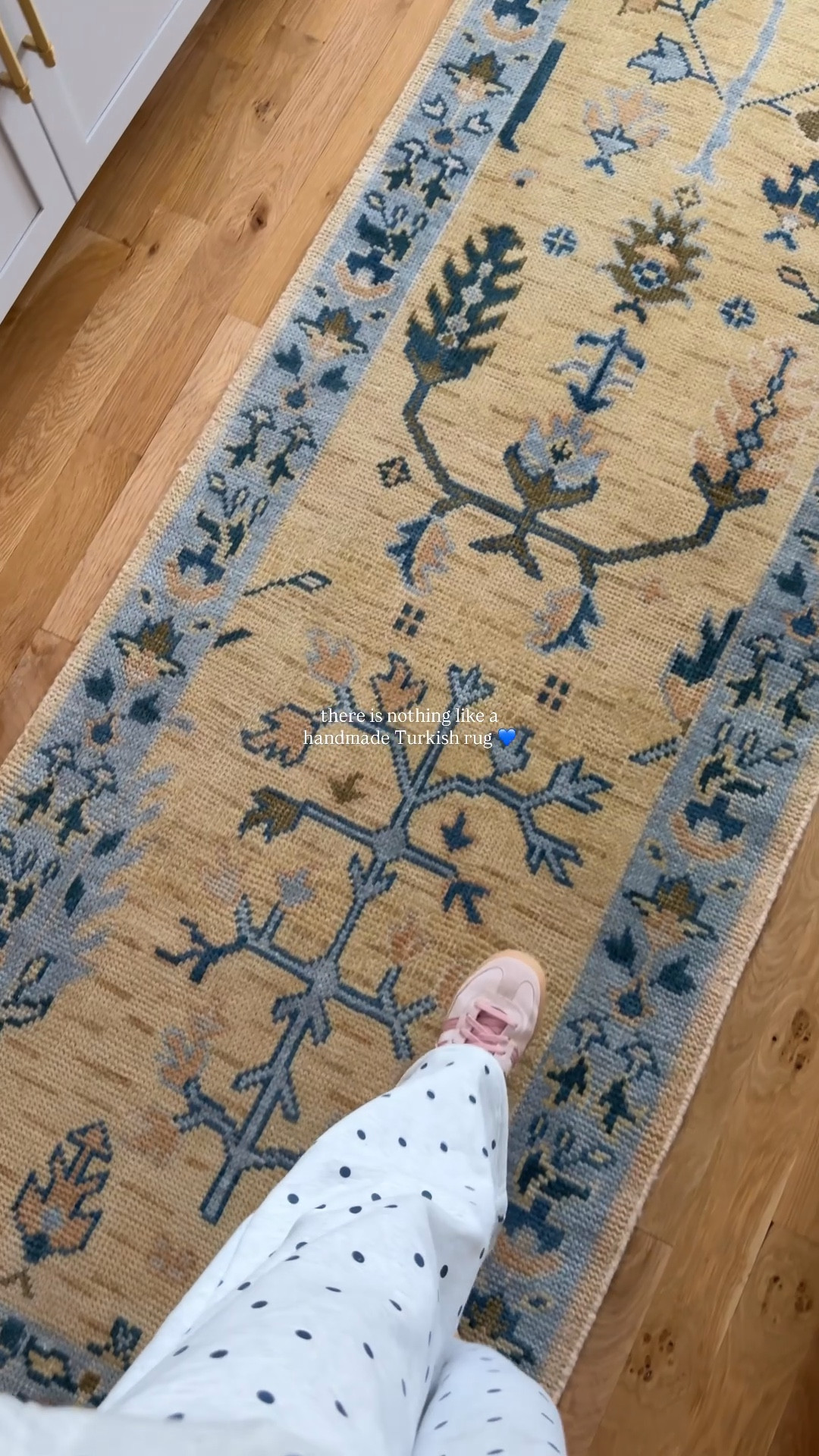 handmade Turkish rugs are the most beautiful! 😮‍💨 | I have sourced several of my faves from @etsy 

FYI: *this particular one did that longer than expected to made/ship* 

#vintagerug #turkishrug #kitchenrunner #etsy 

#LTKHome #LTKSaleAlert