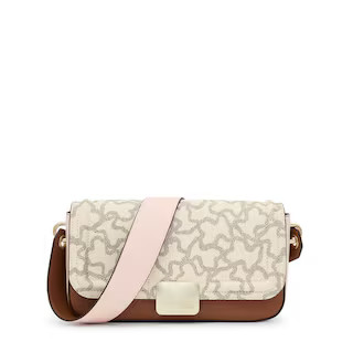 Medium beige Crossbody bag Kaos Icon | TOUS USA