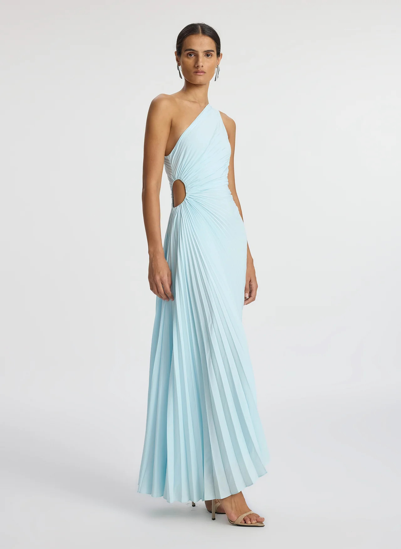 Delfina Matte Pleated Dress | A.L.C